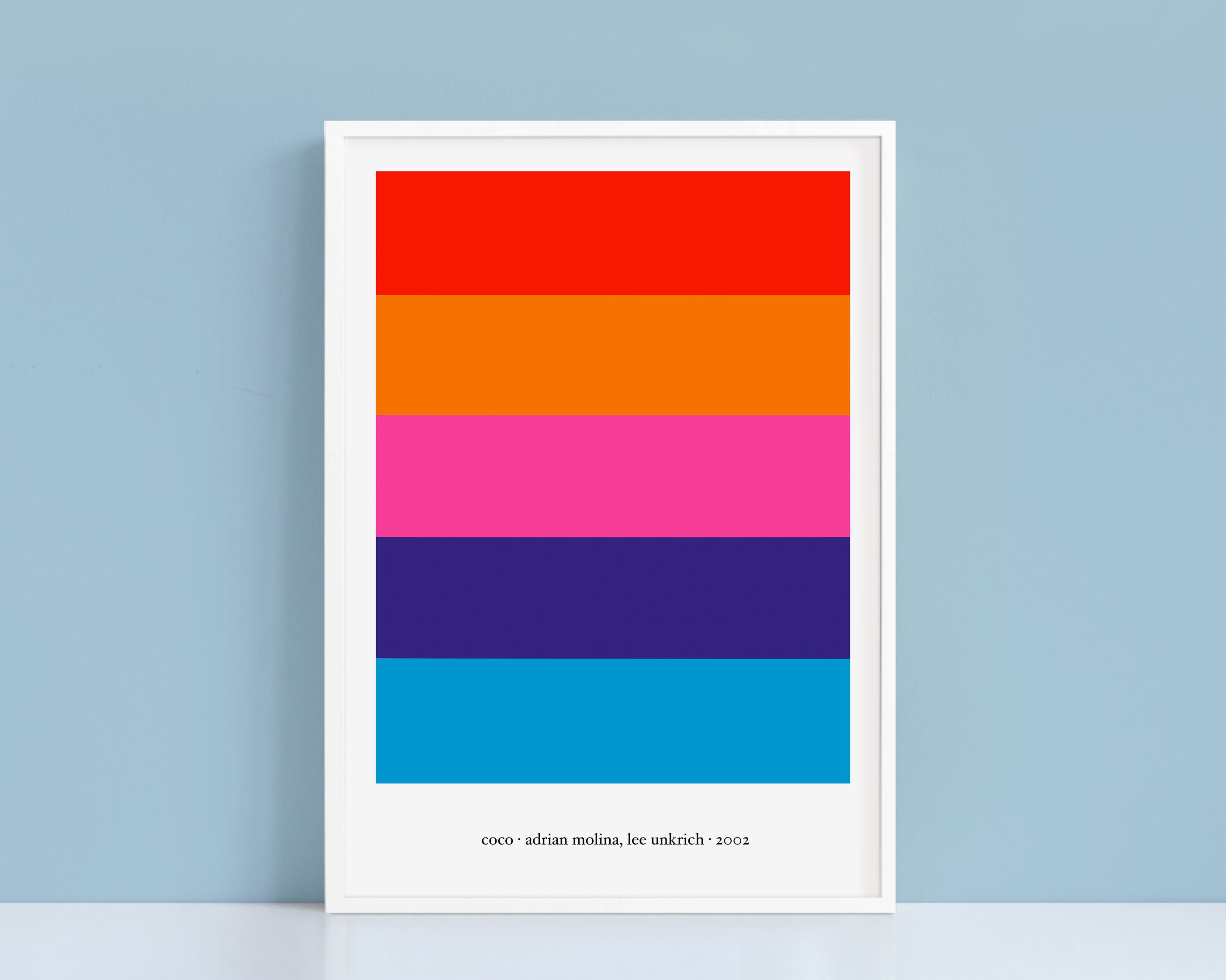 Coco Minimalist Colour Palette Print A4 and A3 Alternative Etsy