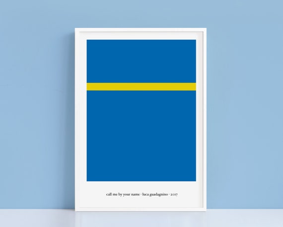 Call Me By Your Name Minimalist Colour Palette Print And Etsy Hong Kong