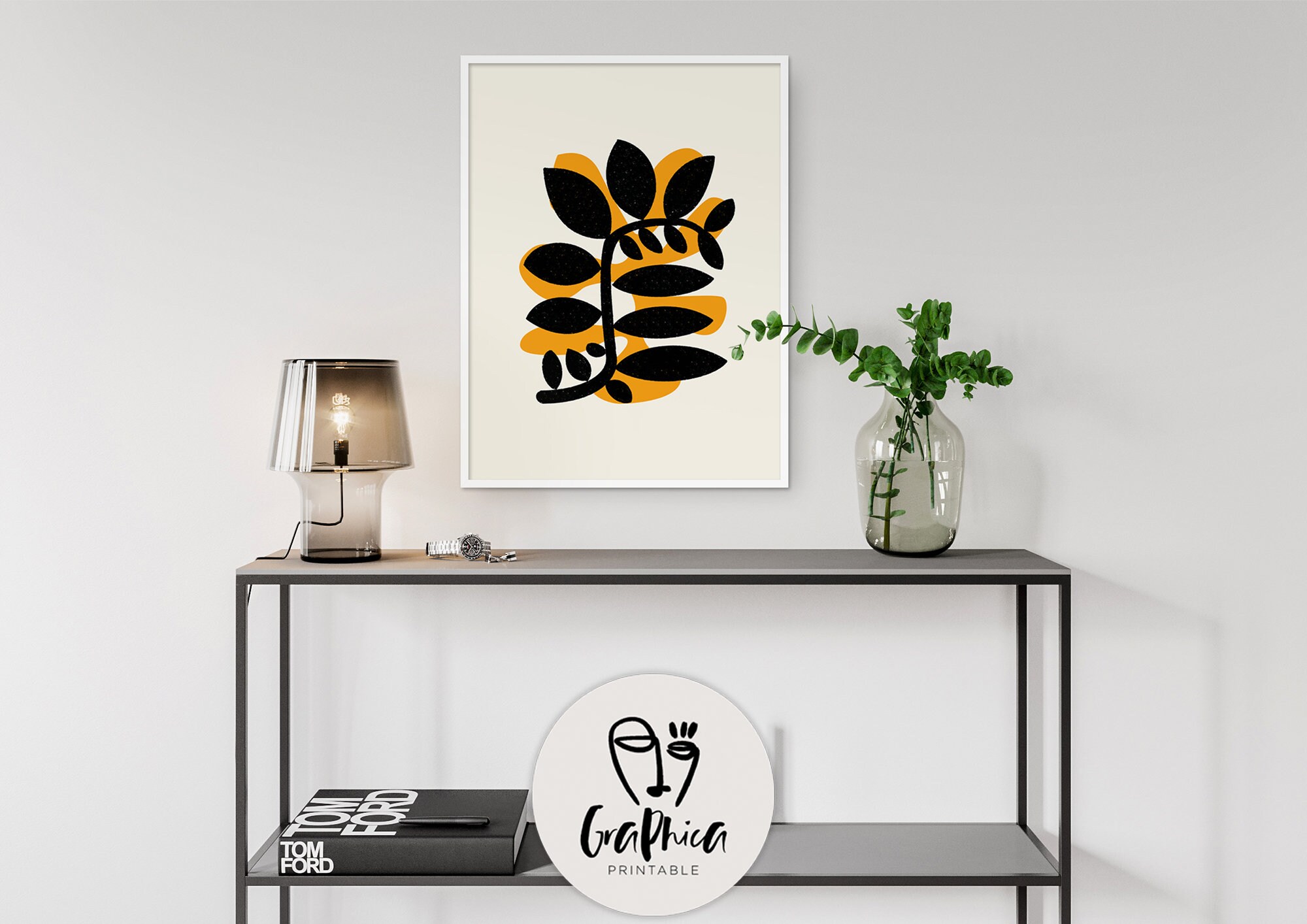 Cut Out Wall Art Minimalist Botanical Collage Boho Etsy