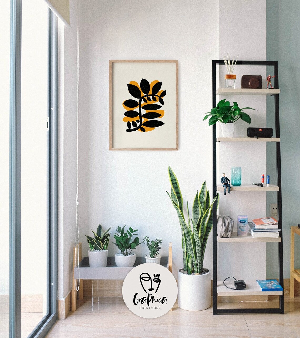 Cut Out Wall Art Minimalist Botanical Collage Boho Etsy