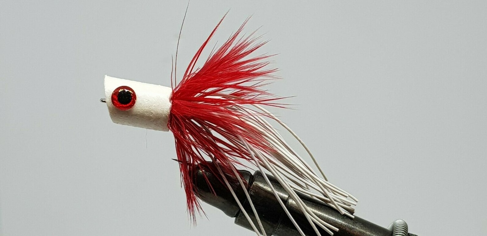 2QTY FOAM PANFISH POPPER Red Fly Fishing Flies Etsy