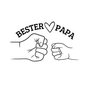Bester Papa PNG SVG Datei - Download Plotterdatei - svg png Datei - Geschenkidee Gift idea - Vatertag Liebe Familie