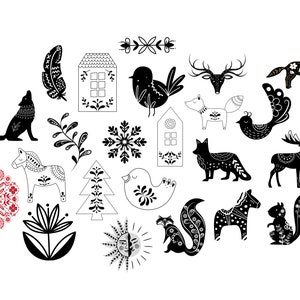 Pacchetto scandinavo SVG - Scarica file SVG - File plotter - Svezia Svezia - File plotter