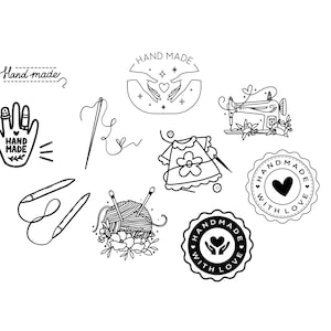 Handmade Bundle - Selfmade - SVG Download File - Plotter File - Crafting - DIY - Sewing - Plotter File