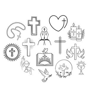 Archivo PNG SVG de paquete de comunión - Descargar archivo de trazador - archivo SVG PNG - Love Church Communion Jesus - Archivo de trazador