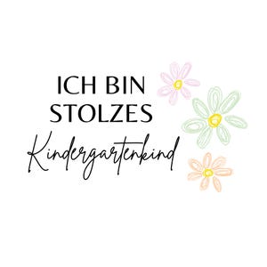 私は誇り高き幼稚園児です PNG SVG ファイル - プロッターファイルのダウンロード - プロッターファイル - ギフトアイデア - 幼稚園・保育園