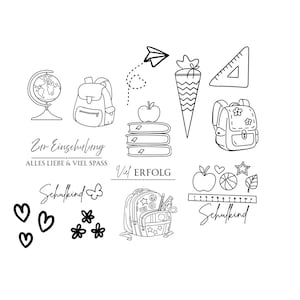 学校入学 PNG SVG ファイル - プロッターファイルのダウンロード - svg png ファイル - ギフトのアイデア - 学校 小学生 スクールコーン 本 幸運を祈る