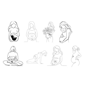 Paquete de embarazadas Archivo PNG SVG - Descargar archivo de trazador - Archivo de trazador - Amor familiar Amor de bebé Familia Maternidad Mamá Madre
