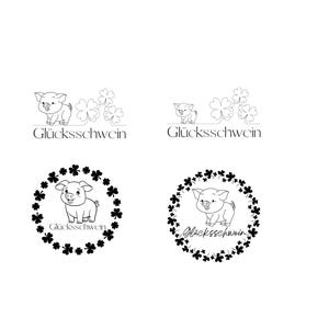File PNG SVG Lucky Pig Bundle - Scarica file plotter - File plotter - Lucky Clover