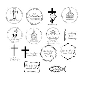 Plik PNG SVG z potwierdzeniem - Pobierz plik plotera - Plik plotera - Krzyż Biblijny z rybą w kościele Chrześcijańskie wersety biblijne Cricut w języku niemieckim