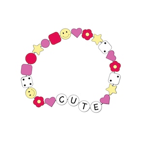 Pulseiras da Amizade - Pulseira da Amizade dos Amigos - Arquivo para Download SVG - Friendship TS New York Eras Red 1989