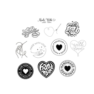 Handmade Bundle - Selfmade - SVG Download File - Plotter File - Crafting - DIY - Sewing - Plotter File