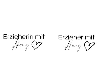 Educator with heart Bundle PNG SVG file - Download Plotter file - Plotter File - Kindergarten School Preschool