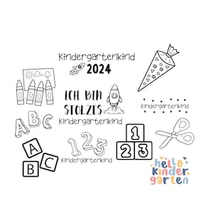 幼稚園バンドル - 幼稚園児保育 - SVG ファイルのダウンロード - プロッターファイル - プロッター Cricut - プロッターファイル