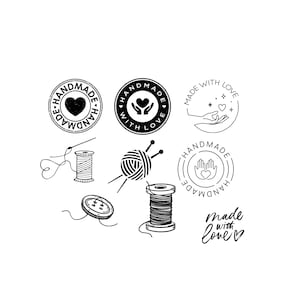 Handmade Bundle - Selfmade - SVG Download File - Plotter File - Crafting - DIY - Sewing - Plotter File