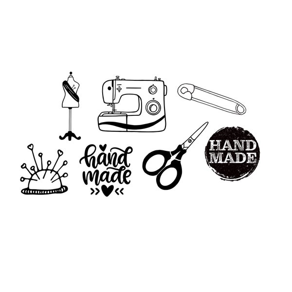 Handmade Handmade Bundle - Selfmade Homemade - SVG Download File - Plotter File - Crafts - DIY