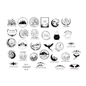 30 Velaris Acotar Bundel - Het Rijk van de Zeven Koninkrijken - SVG Downloadbestand - Plotterbestand - Crafting - Velaris City of Starlight Mountain