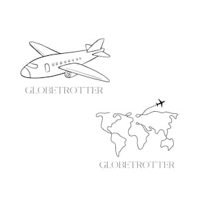 Paquete de trotamundos Archivo PNG SVG - Descargar archivo de trazador - Archivo de trazador - Idea de regalo - Viajes por el mundo Viajes por el mundo Turismo Trotamundos