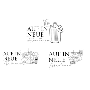 Verso nuove avventure Pacchetto file PNG SVG - Scarica file plotter - file svg png - idea regalo - Travel World World Travel Sightseeing