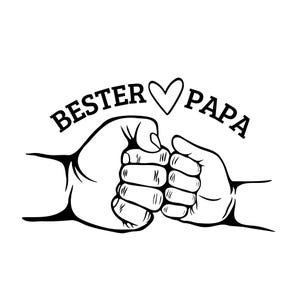 Bester Papa PNG SVG Datei - Download Plotterdatei - svg png Datei - Geschenkidee Gift idea - Vatertag Liebe Familie