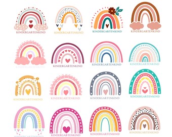 Kindergarten Child Boho Bundle PNG SVG File - Download Plotter File - Plotter File - Kindergarten Preschool School