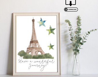 Cash gift for travel - Last minute gift of money - Printable PDF download - Travel fund, vacation money, travel adventure, travel voucher