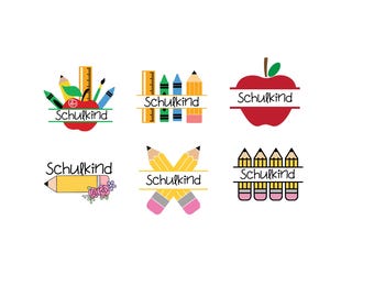 Schoolchild Bundle - School Enrollment - SVG Download File - Plotter File - Cricut Plotter
