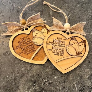 Personalized Memorial Christmas Ornament, Customized Memorial Ornament, Sympathy Gift, Condolence Gift, In Memory of