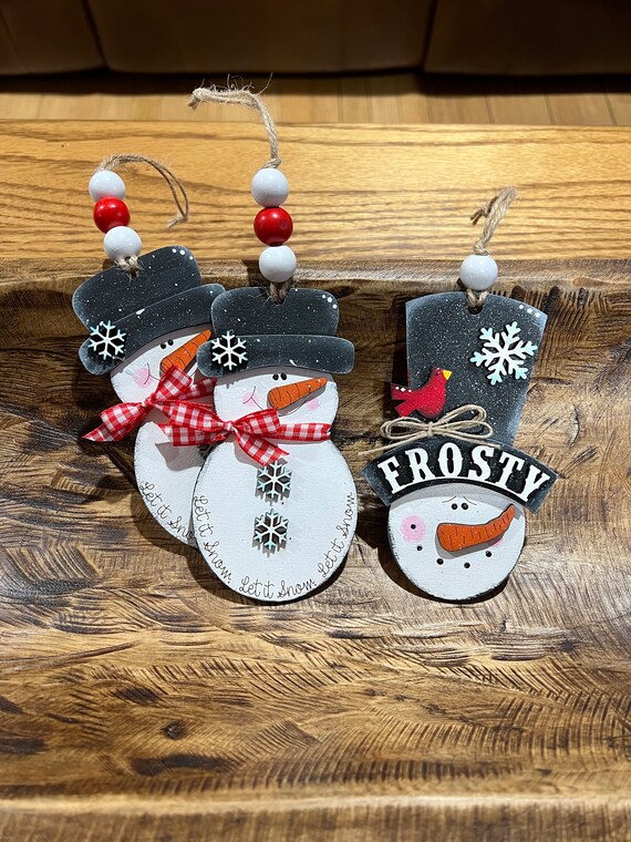 Let It Snow Painted Earrings Let It Snow Painted Earrings