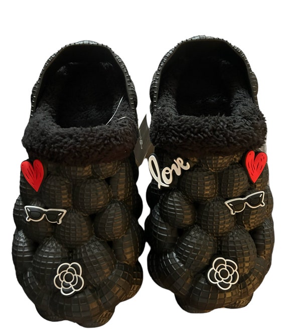 women's fleece lined clogs