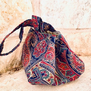Tulip Shaped Project Bag - Knitting or Crochet