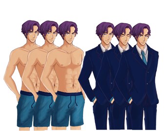 Personaje personalizado de Sprite de novela visual