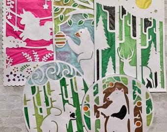 Wildlife Sun Catcher Kit: DIY Bear & Deer Craft Night