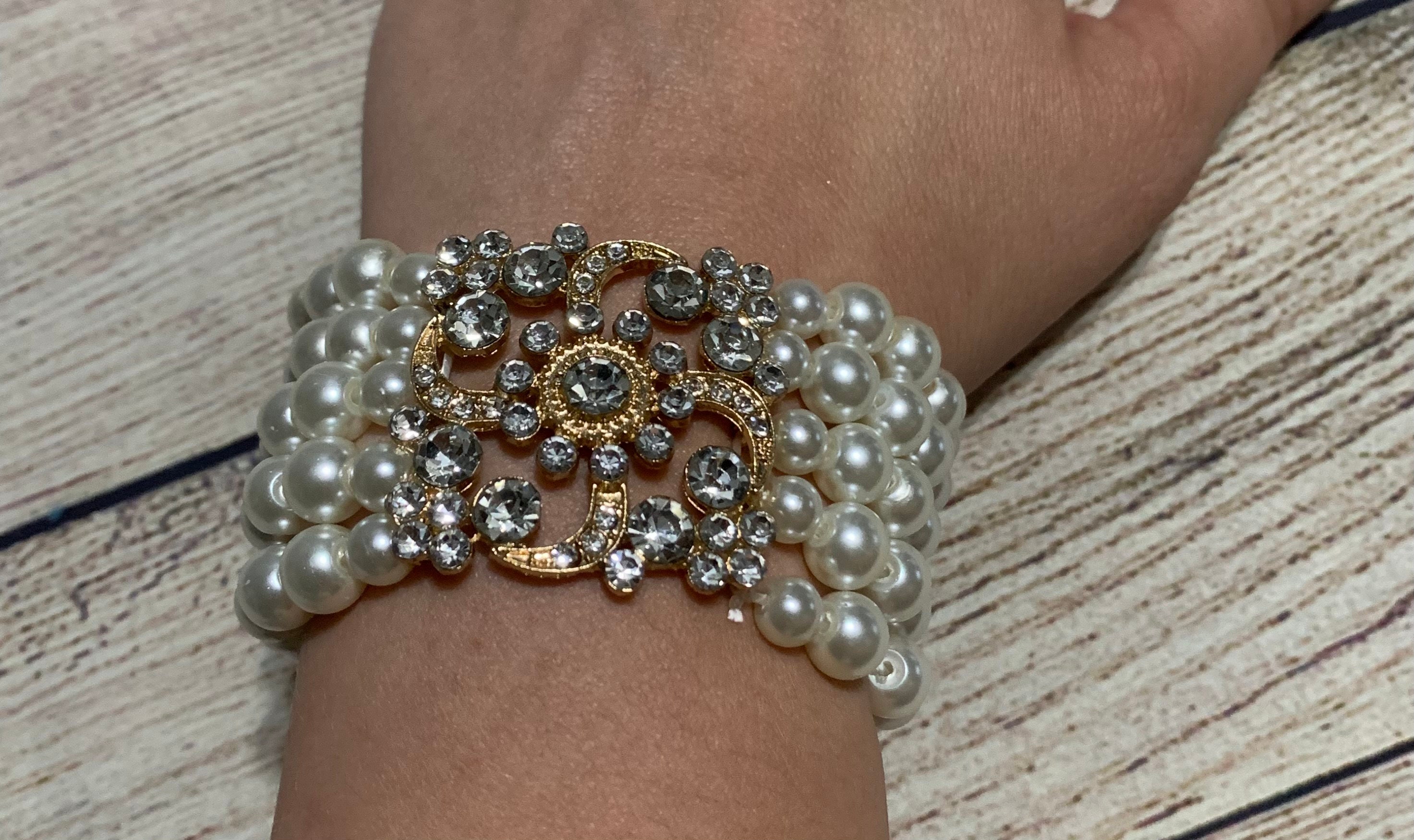 collana con perle sintetiche e nastro di raso - Gioielli - Collane