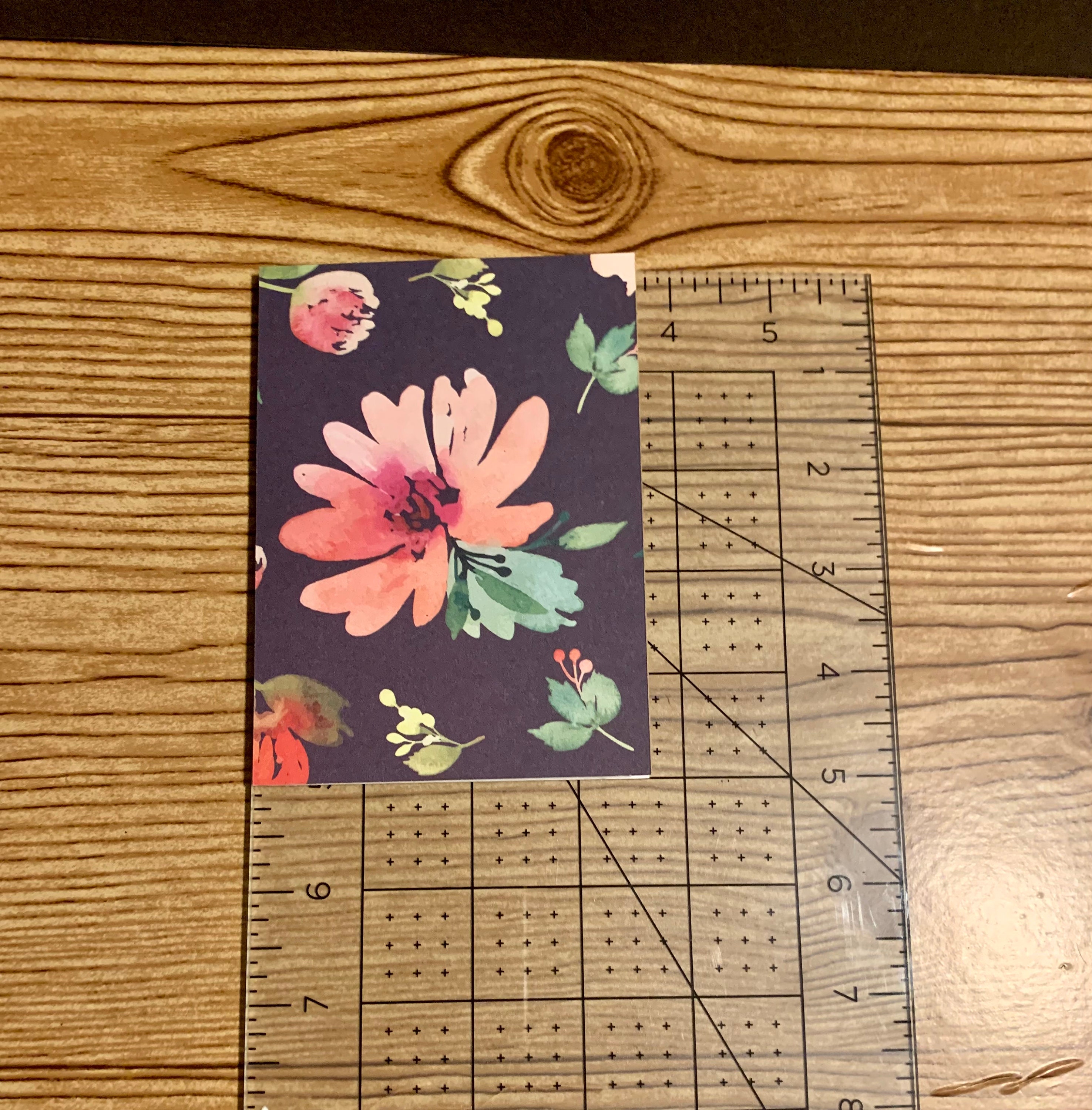 Blue Floral Card Set: Handmade Blank Note Cards With Envelopes - Etsy