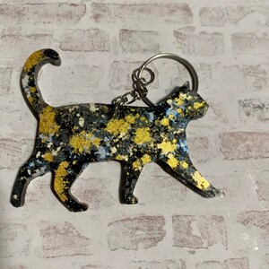Cat Resin Keychain
