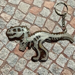 Dinosaur Resin Keychain | Gift for all | Custom Keychain