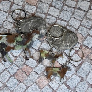 Cow and calf Resin Keychain | Set of 3 | Custom | Gift for