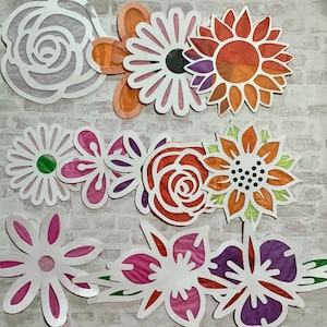 Blumen DIY Suncatcher Kit: Kinder Basteln Nachtaktivität Bild 1