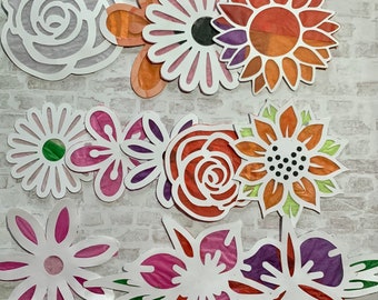 Flowers DIY Suncatcher Kit: Kids Craft Night Activity