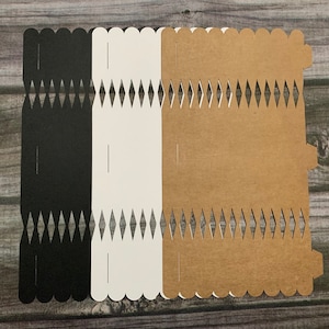 Craquelins en vrac | Kraft, blanc ou noir | papier uniquement ou avec boutons-pression | Assortiment de quantités | Kit de craquelins | Faites vous-même | Artisanat