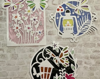 Butterflies and Birds DIY Sun Catcher Kit: Craft Night Fun