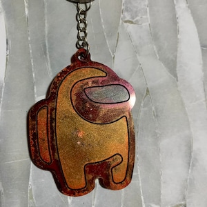 Among Us Resin Keychain | One of kind | Gift for all