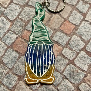 Gnome Resin Keychain | Gift for all | Custom
