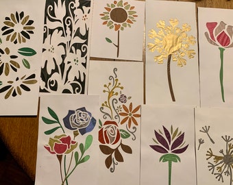 Flowers DIY Suncatcher Kit: Kids Craft Night Activity