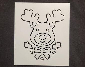 Reindeer Stencil | Etsy