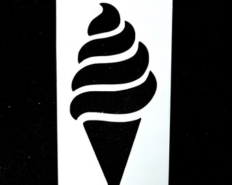 Ice Cream Cone Stencil - Etsy