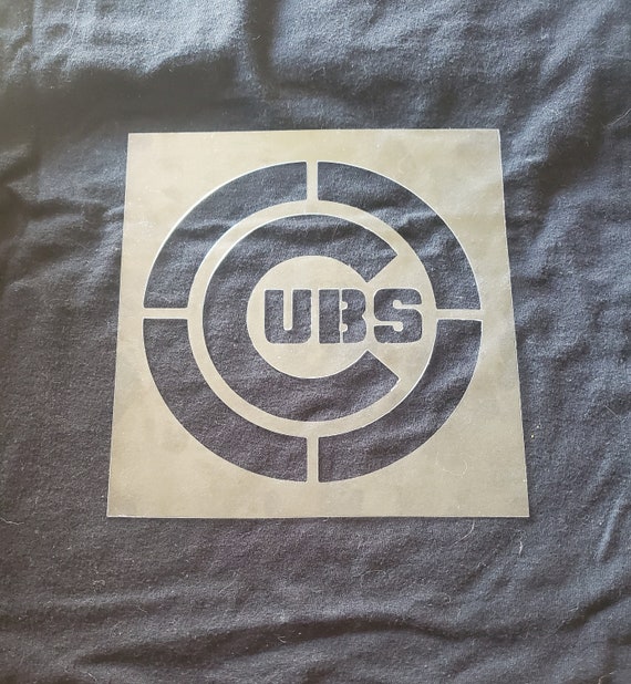 Chicago Cubs Stencil | Etsy