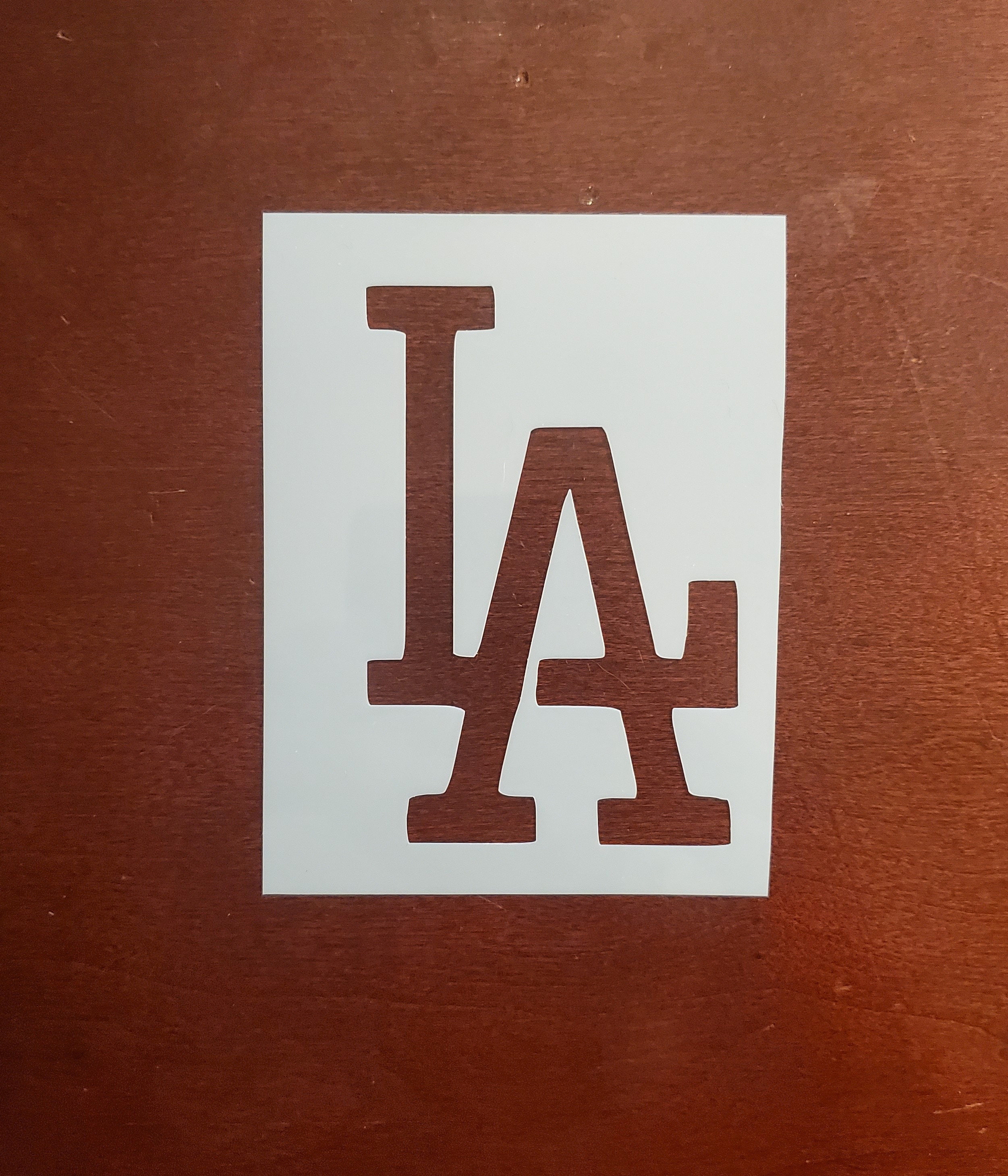 Los Angeles Dodgers Stencil | Etsy