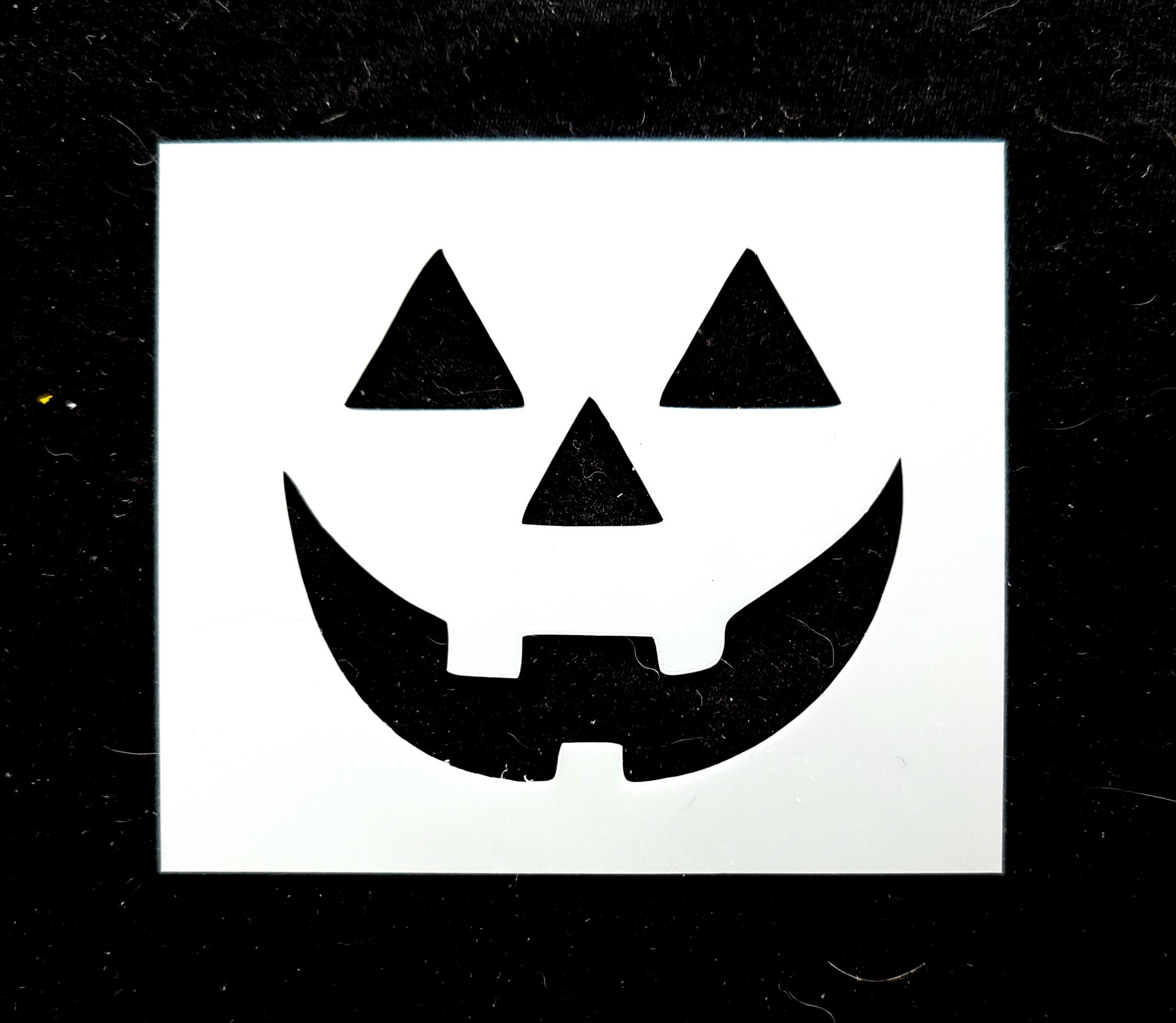 Pochoir Visage Citrouille Halloween Imprimer Pochoir réutilisable Fall Pumpkin Face - Etsy France